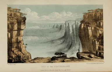 Gulf at the Weatherboard , akwarela Roberta Elwesa (1819-1878), bogatego młodego brytyjskiego dżentelmena z Norfolk